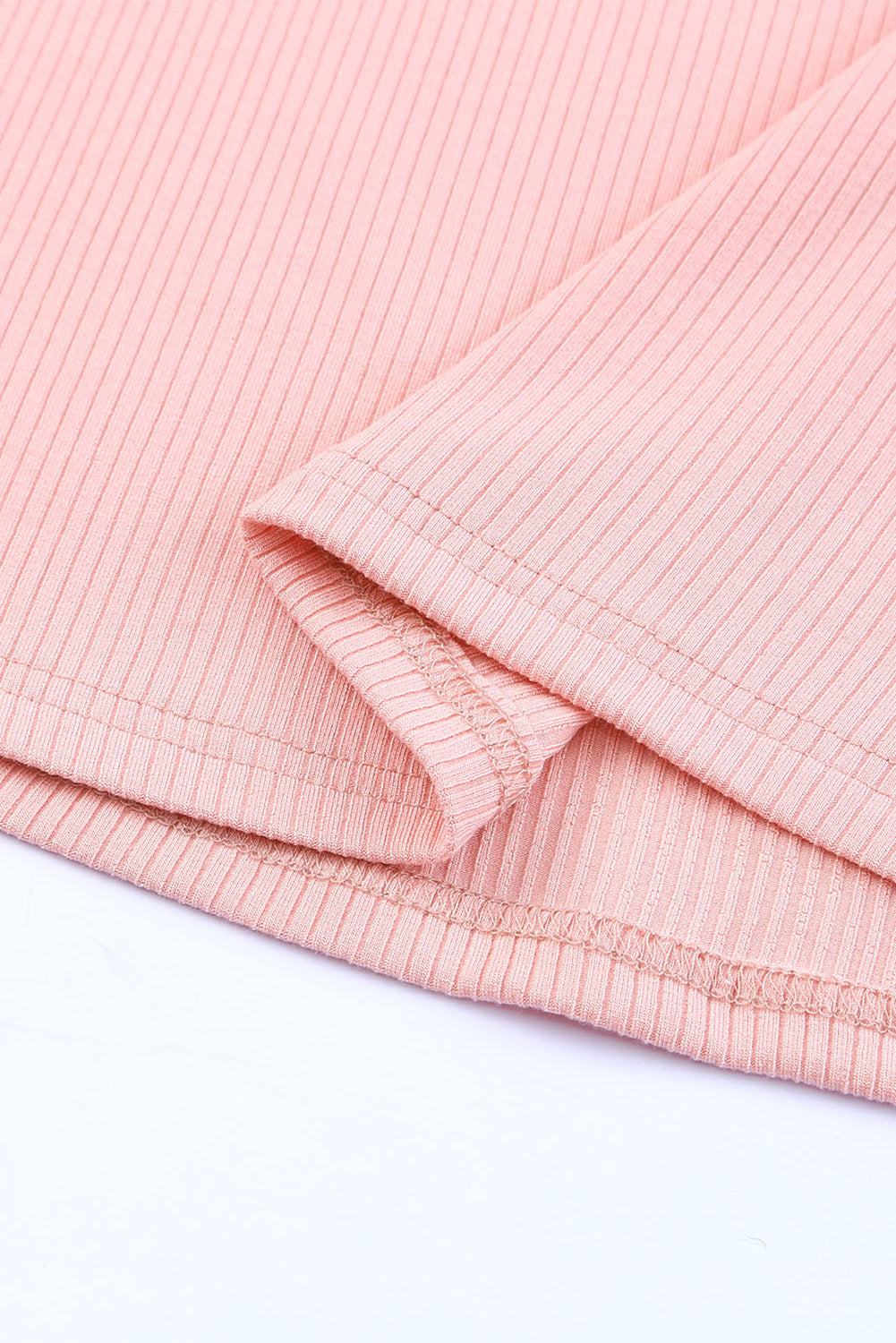 Blush Dotty Mesh Sleeve Top