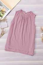 Blush Whisper Swiss Dot Tank