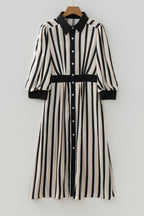 Sleek Society Stripe Dress