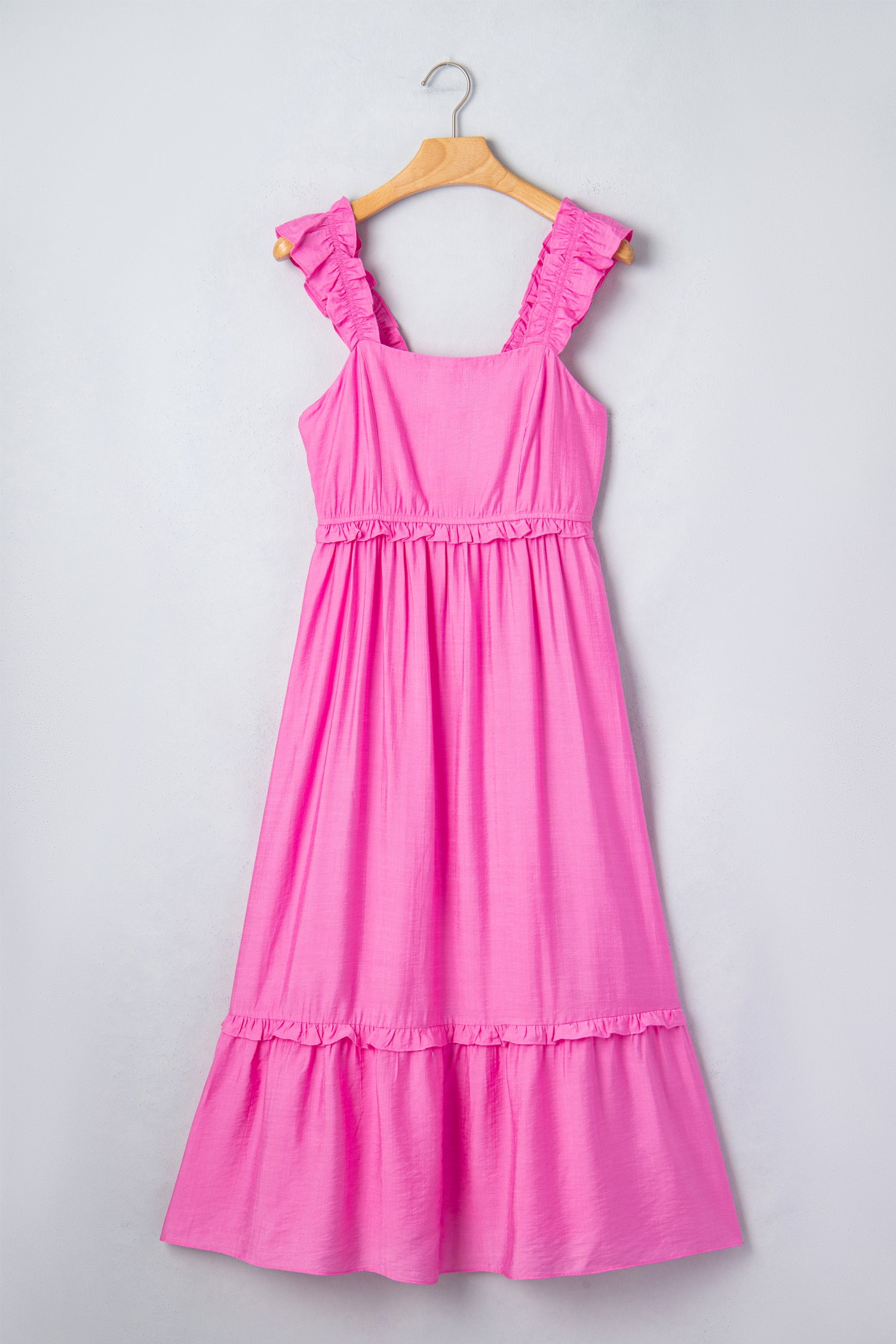 Flirt in Pink Maxi Dress