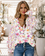 Stormy Bloom Blouse