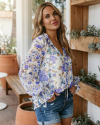 Stormy Bloom Blouse