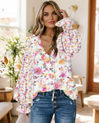 Stormy Bloom Blouse