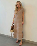 Midnight Coast Stripe Maxi