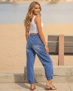 The Weekend Muse Barrel Jeans