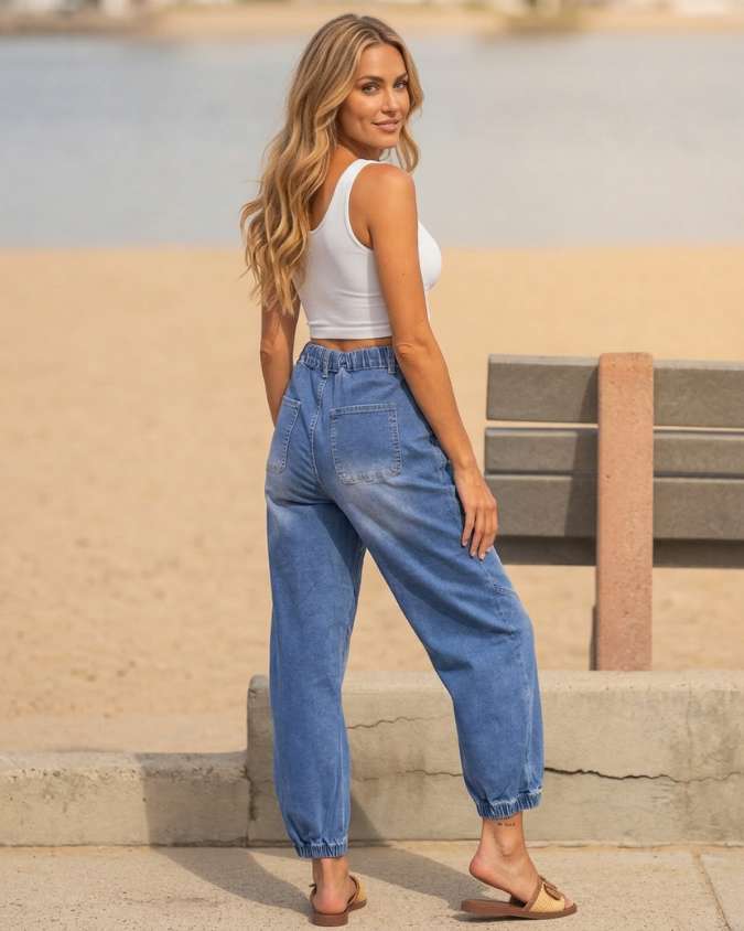 The Weekend Muse Barrel Jeans
