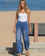 The Weekend Muse Barrel Jeans